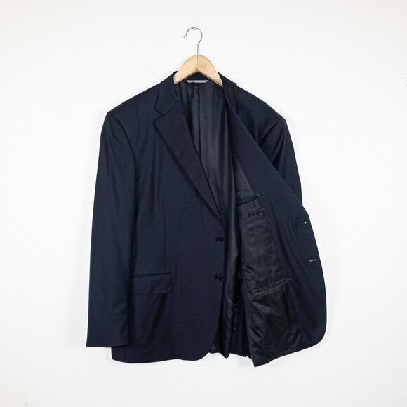 CANALI 1934 Men's Navy Wool suit Blazer Jacket 60IT 50 US - Picture 1 of 12